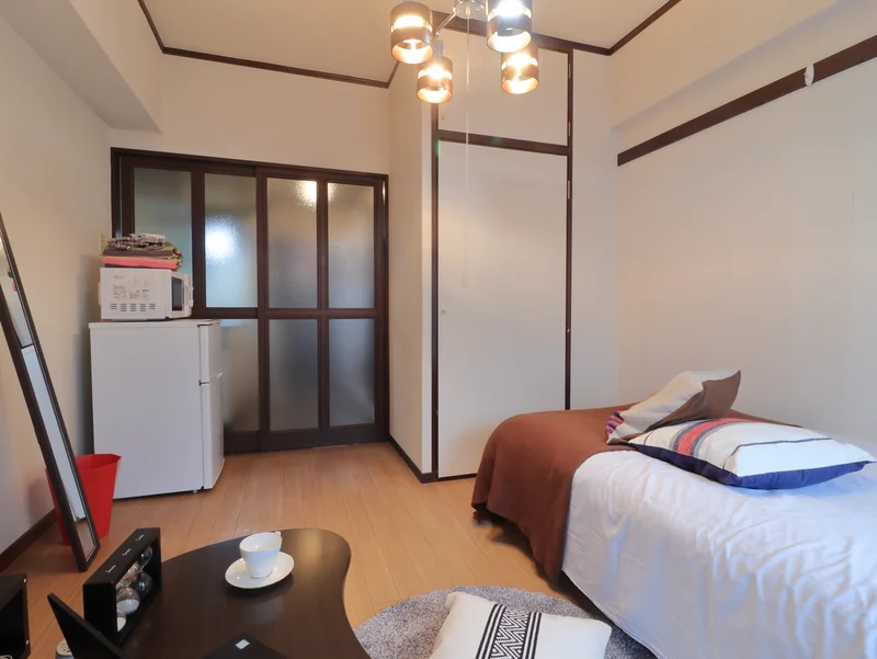 冷蔵庫などの主要家電も用意していますので、すぐに生活が出来ます