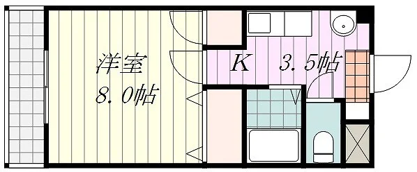 １Kのお部屋です★ 駐車場完備のお部屋で300円/日☆☆