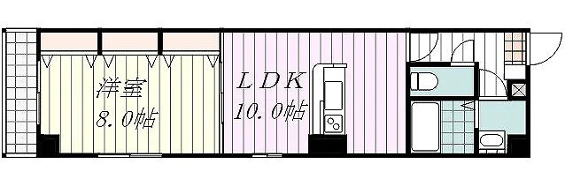 中心街の１LDKのお部屋です☆複数名で入居される方におススメ★★