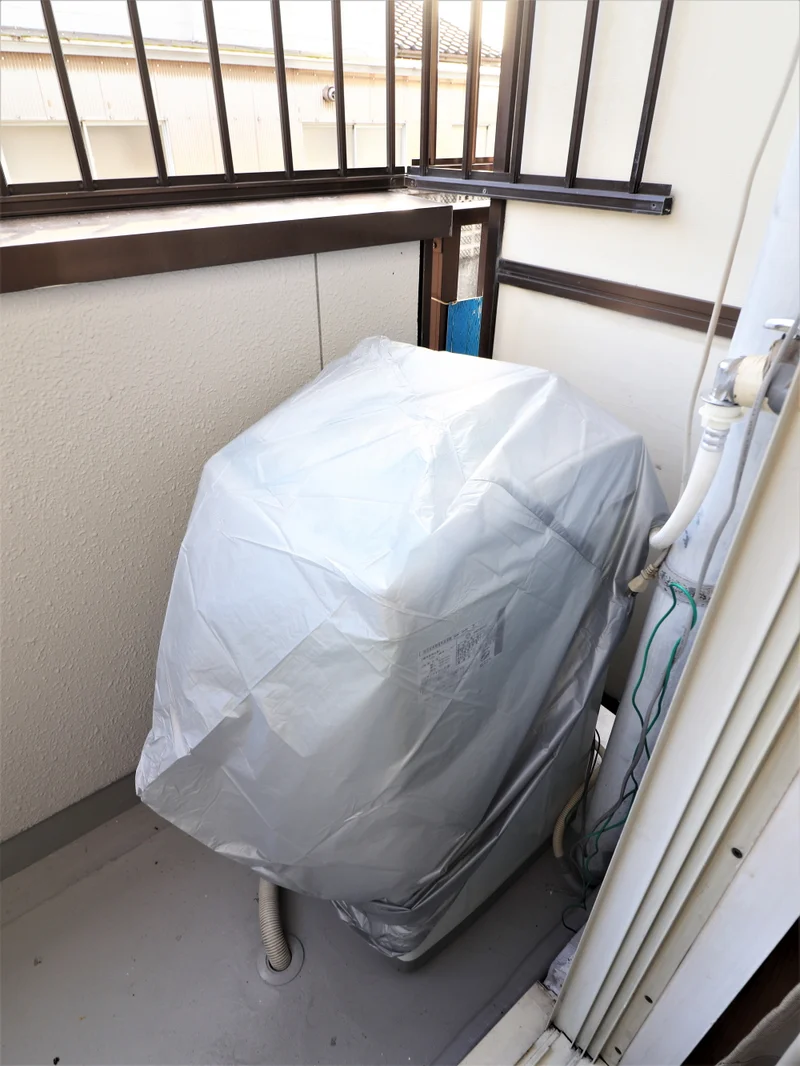 洗濯機置き場　コインランドリーに行かなくても毎日洗濯できるので清潔に保っていただけます。