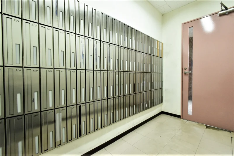 ポストダイヤルあり！　エントランス内にて解錠可能！