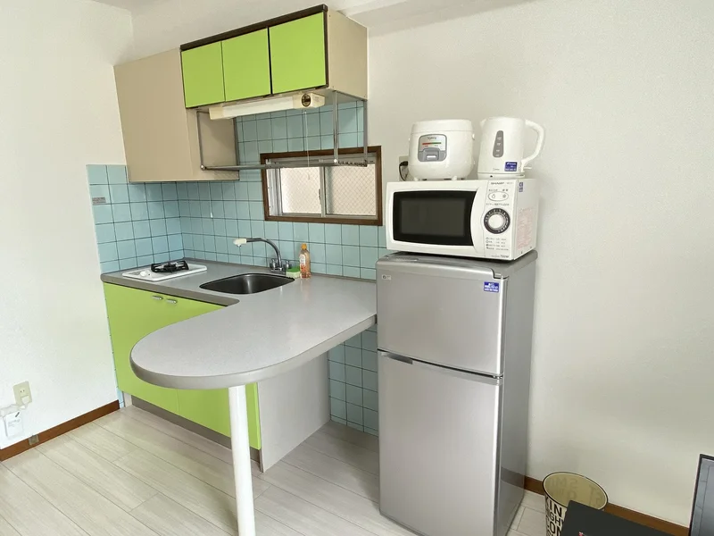 １口コンロ付♪スーパーで食材を買ってきたらすぐにお料理に取り掛かれます！