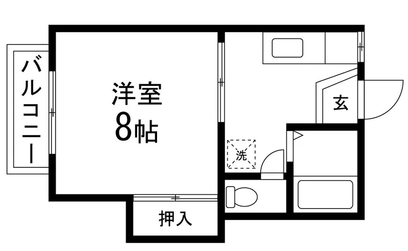 ※1階はバルコニー無し