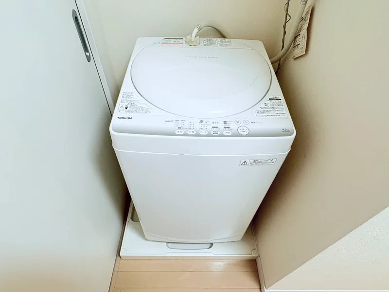 洗濯機は室内に設置しております♪入居後すぐにご利用が可能です(^^♪タオル1式分もご用意しております☆彡