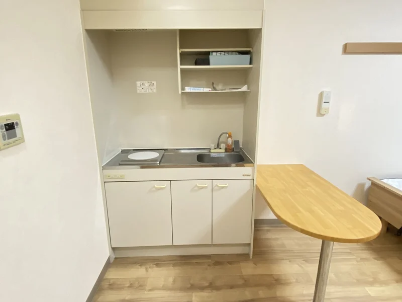 １口IHコンロ付♪スーパーで食材を買ってきたらすぐにお料理に取り掛かれます！