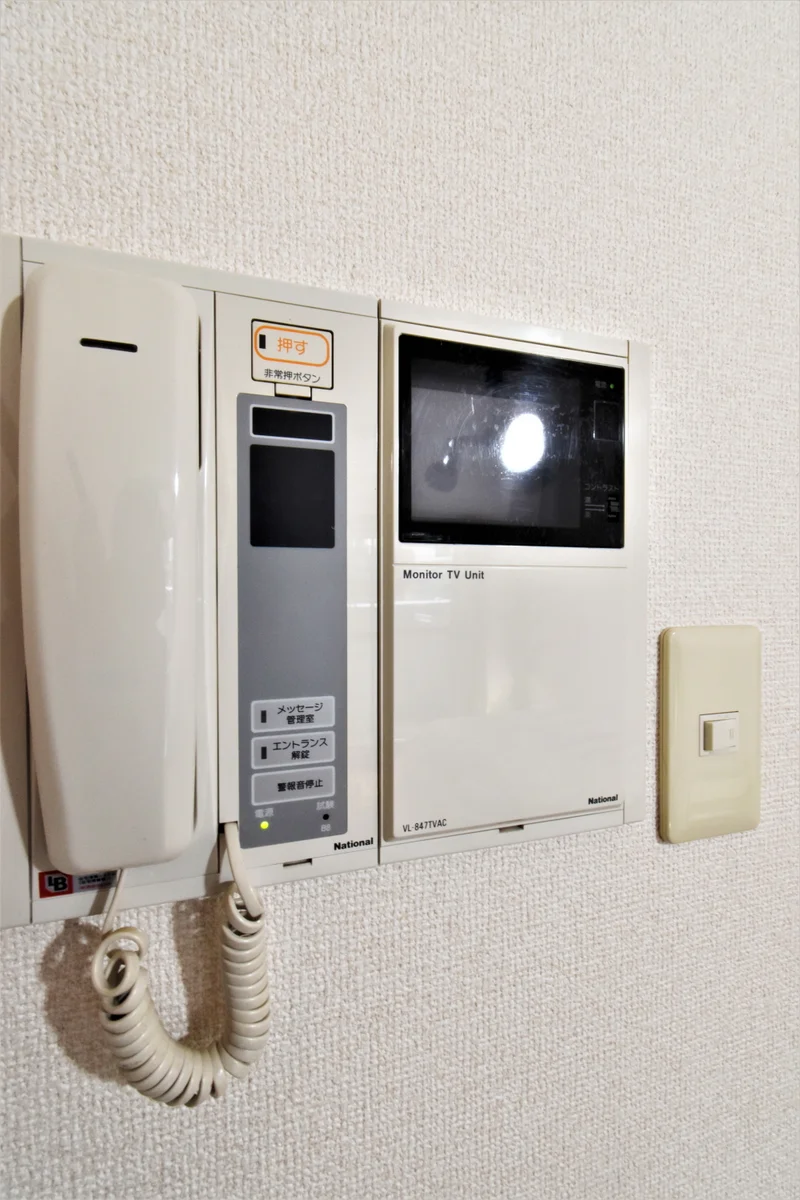テレビモニターホン付き　本人確認可能！女性や法人様も安心な長期出張に向いている設備！