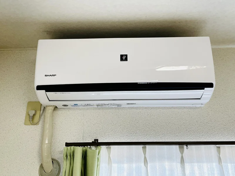 冷暖房エアコン完備です♪夏の暑い日や、冬の寒い日も安心して過ごせます★