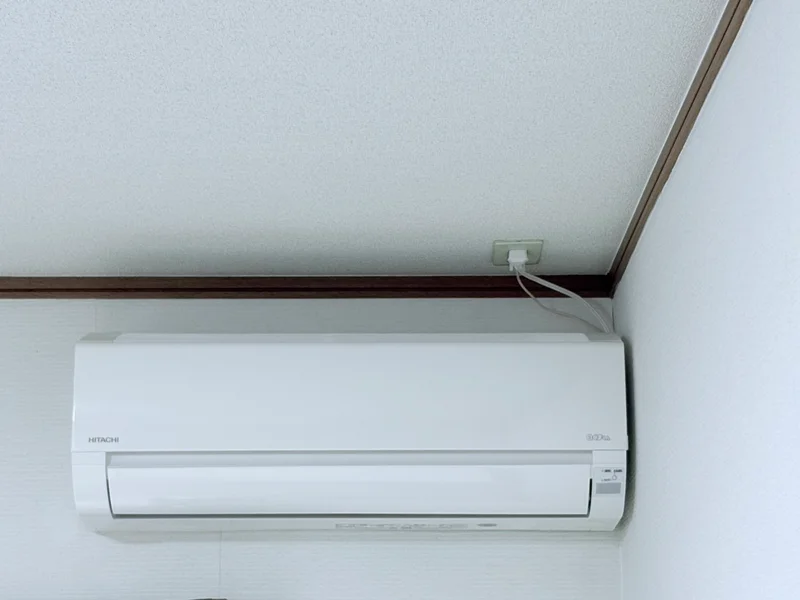 冷暖房エアコン完備です♪夏の暑い日や、冬の寒い日も安心して過ごせます★