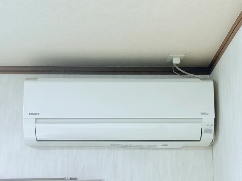 冷暖房エアコン完備です♪夏の暑い日や、冬の寒い日も安心して過ごせます★