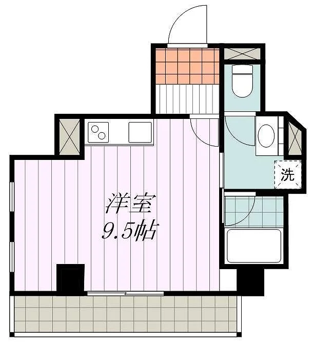 １R9.5帖のお部屋です☆☆8階最上階で日当たりも抜群のお部屋ですのでごゆっくりおくつろぎいただけるかと思います☆