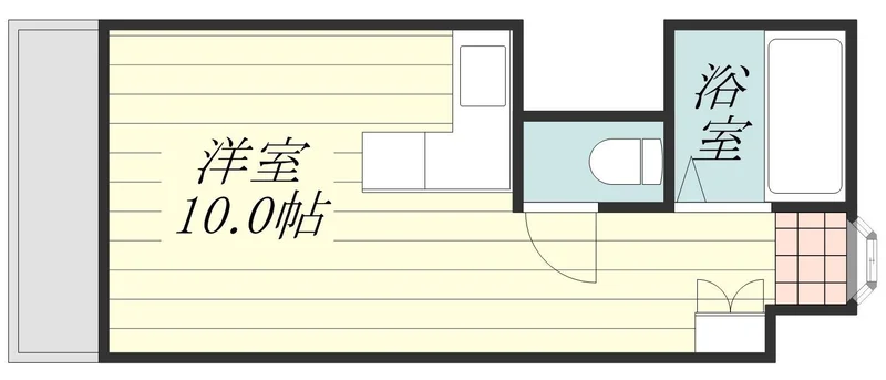 １Rのお部屋です☆☆３階で日当たりも抜群のお部屋ですのでごゆっくりおくつろぎいただけるかと思います☆