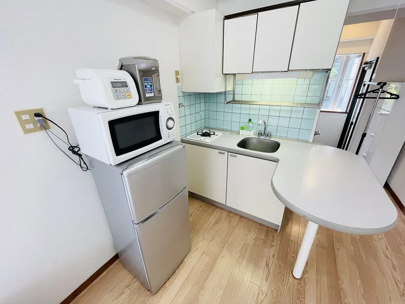 １口コンロ付♪スーパーで食材を買ってきたらすぐにお料理に取り掛かれます！