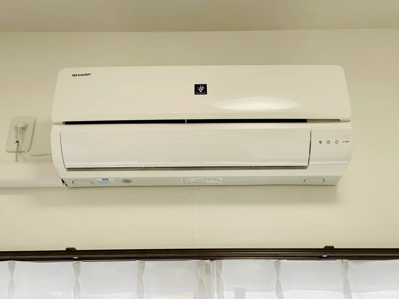 冷暖房付なので、快適に過ごせます♪