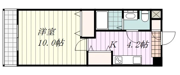 １DKの広々としたお部屋です☆☆築浅なので、人気のお部屋です♪ホテルで滞在するよりお得です★☆