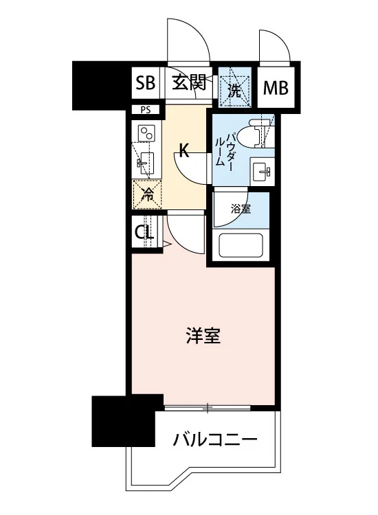 写真はお部屋のイメージです。ラグなどの室内装飾はございません。