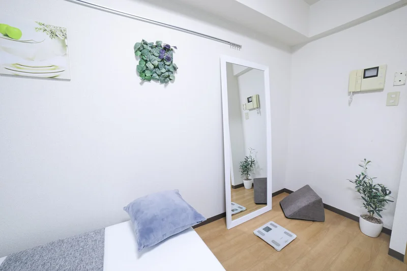 全身チェックできる大きい姿見で意識UP◎