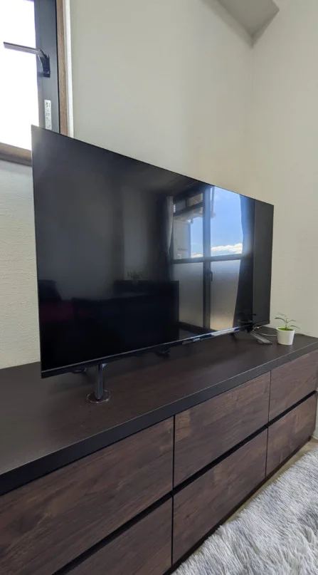 40インチの大きなTV♪