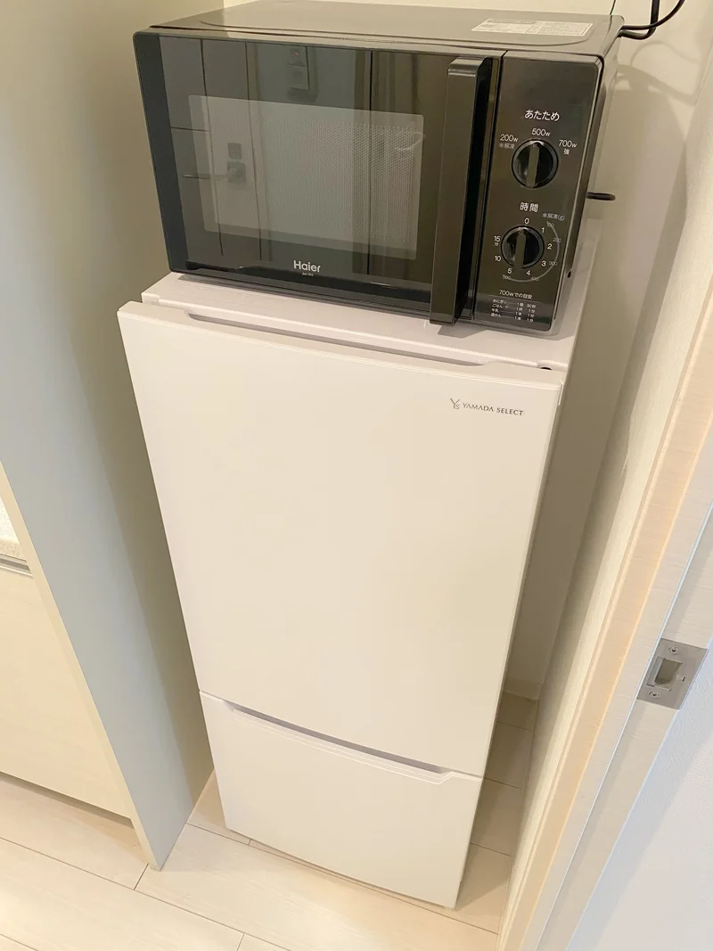 冷蔵庫・電子レンジ完備♪