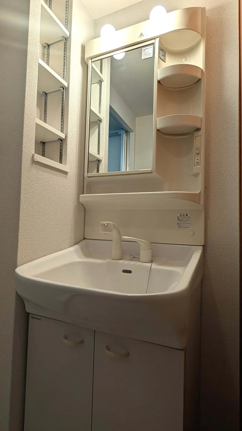 独立洗面台は女性にオススメ♪