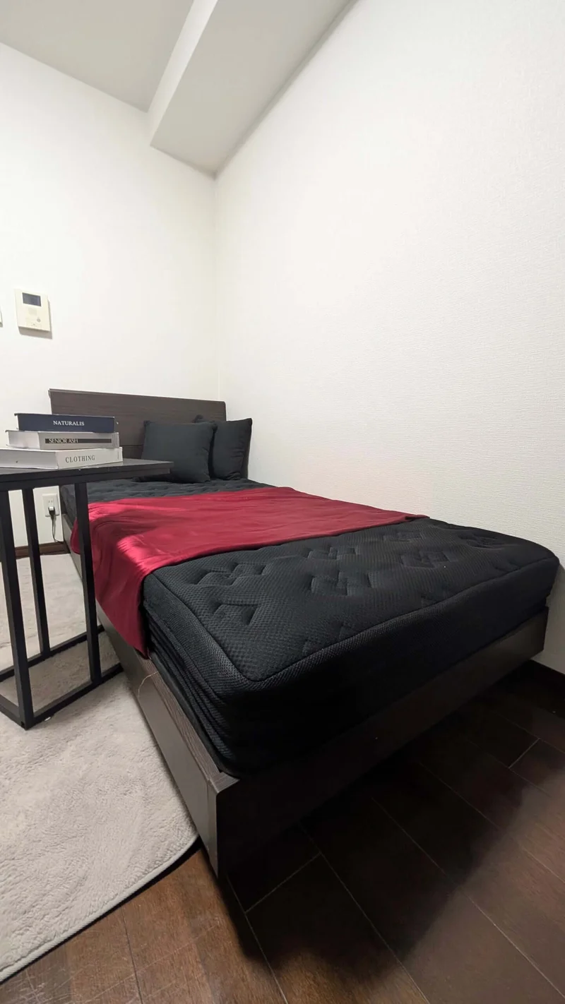 ふかふか木製ベッド♪雰囲気良し♪