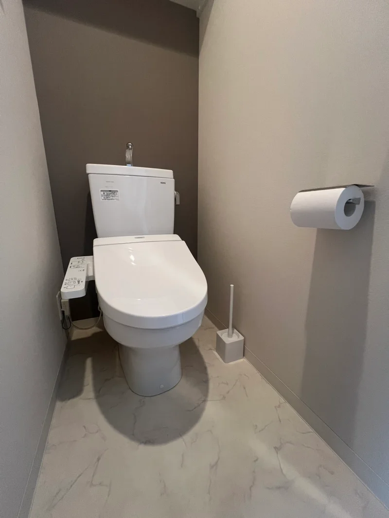 ウォシュレット付きのきれいなトイレ♪