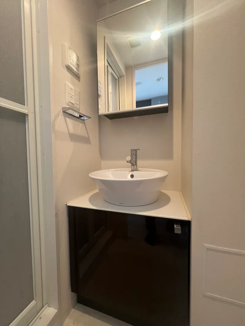 独立洗面台付き♪