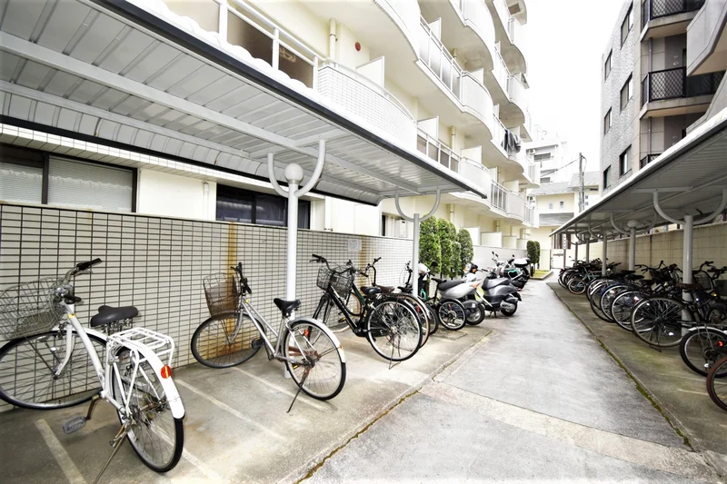 駐輪場あり！　近場へのお出かけや出勤時にも便利！
