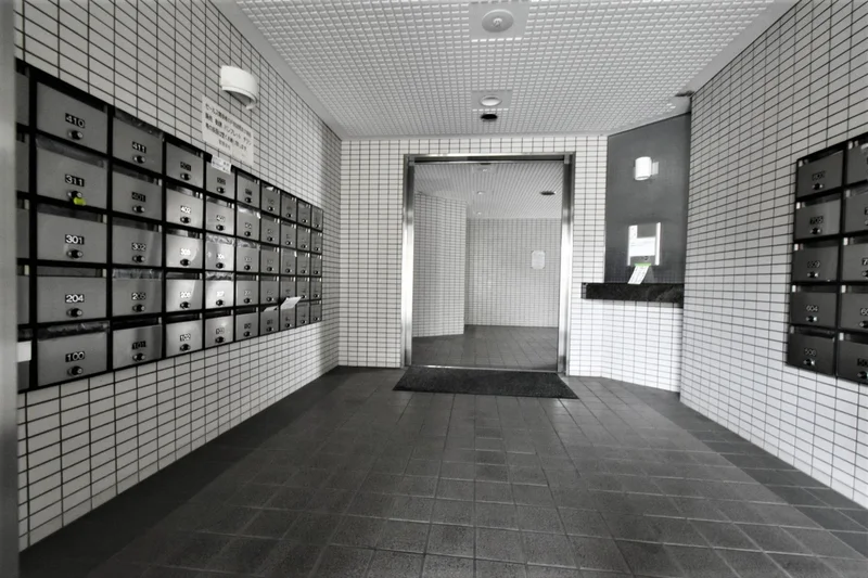 郵便ポストあり！郵便物の受け取りなど可能です！