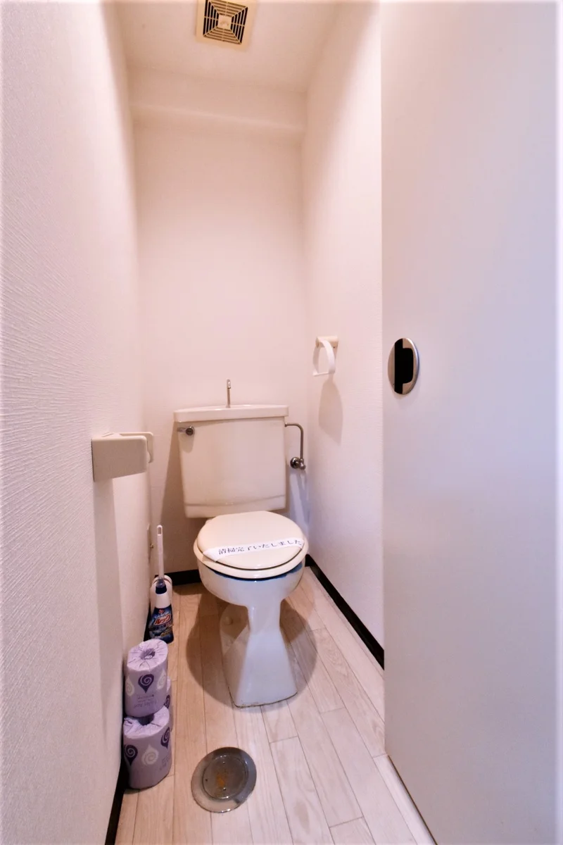 トイレットペーパー付！トイレ洗剤とブラシで日々も綺麗に！