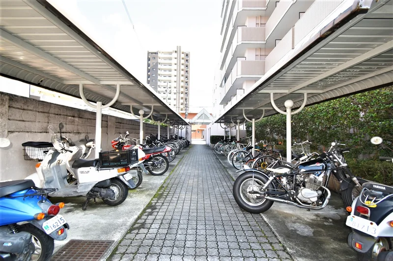 駐輪場あり！　近場へのお出かけや出勤時にも便利！