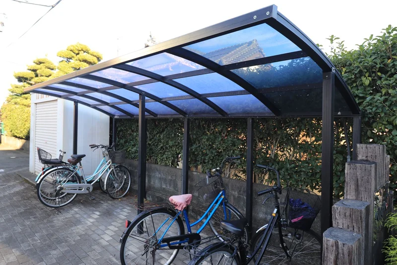 駐輪場がるので自転車利用も可能！