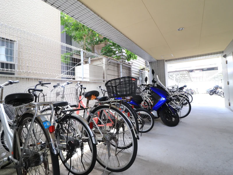 駐輪場あり！　近場へのお出かけや通勤にも便利です。
