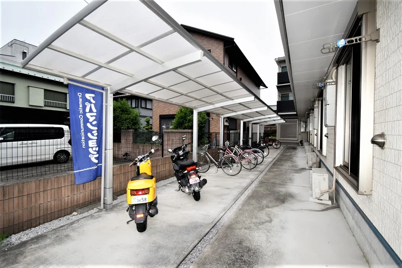 駐輪場あり　事前申請にてご利用可能！費用やご利用方法は事前に！