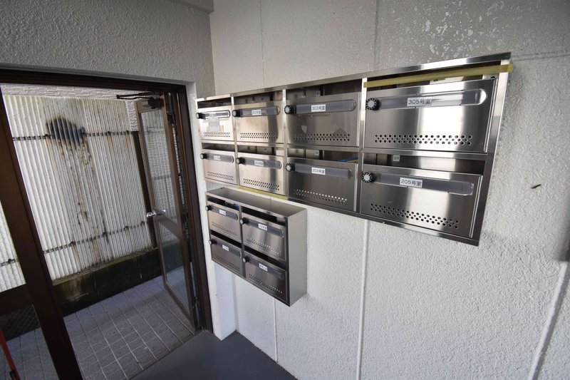 【郵便受け画像】岐阜可児ウィークリーマンションでは入居キーの受渡は不要♪岐阜可児エリアすべて対応しているので法人の方も安心して社員の方々に利用できます★