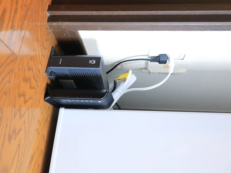 室内無料wi-fiルーター　テレワーク・リモートワークなどにも最適です。