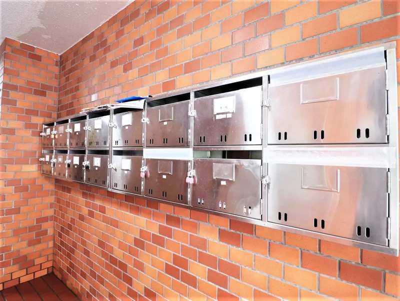 集合ポストあり　郵送物などの受け取り可能！