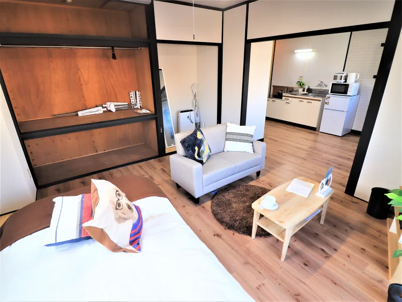 １Rですが空間は別でゆっくりとおくつろぎいただけます