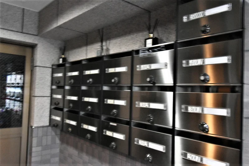 郵便ポスト　郵便物の受け取りも可能！