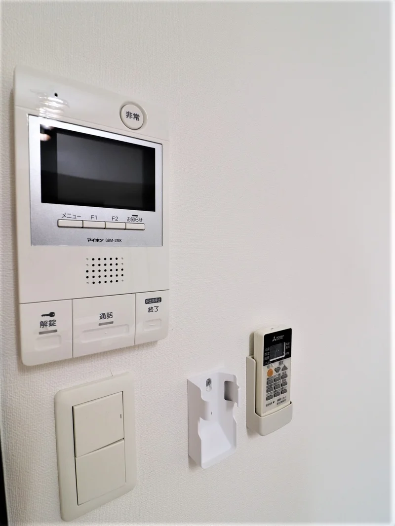 テレビモニターホン付で　本人確認で安心！