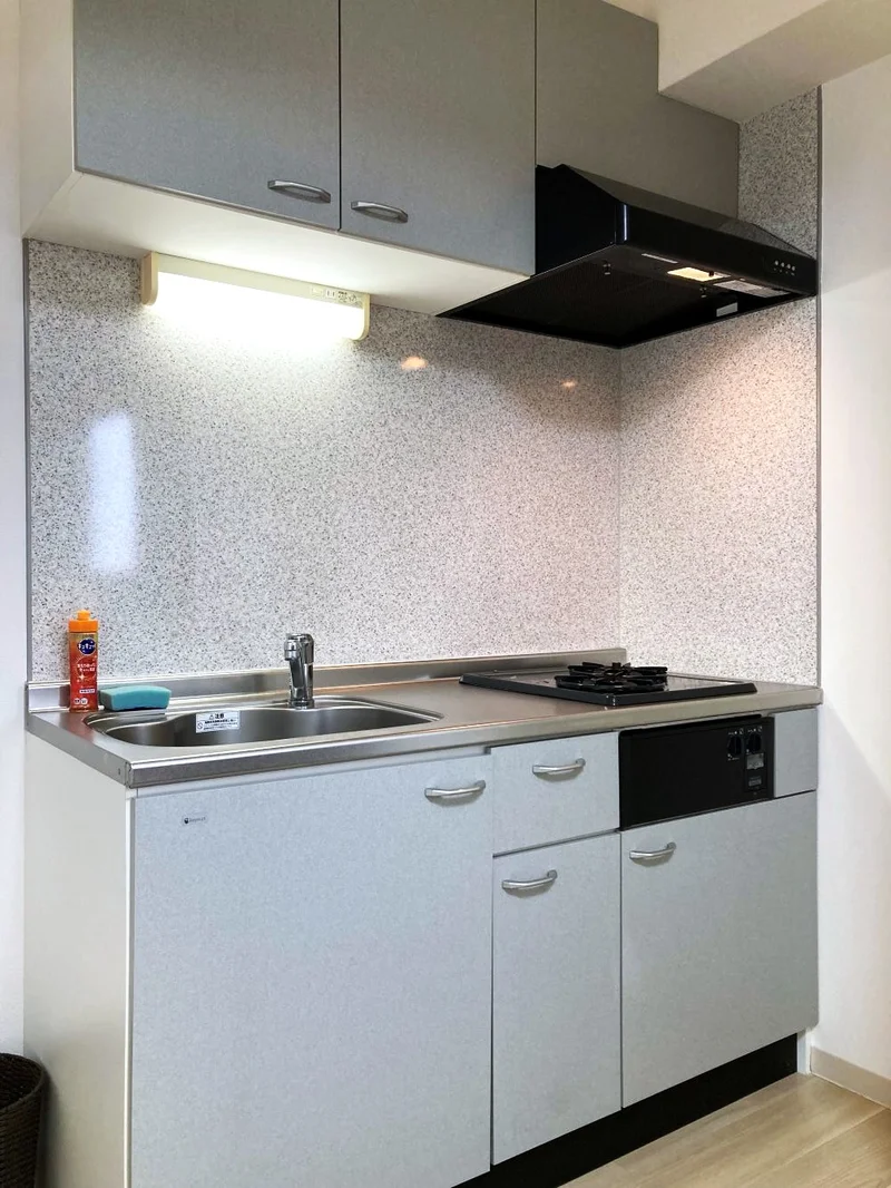 システムキッチンで自炊もできます！