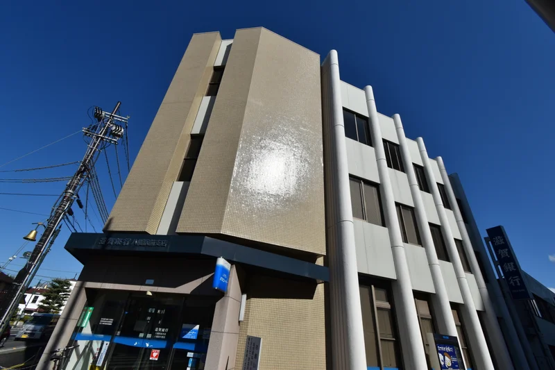 （株）滋賀銀行 八幡駅前支店ｅ−しがぎんプラザ八幡駅前まで徒歩8分、600ｍ。