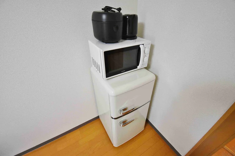 【家電画像】テレビ、洗濯機、冷蔵庫は完備♪滋賀長浜市ウィークリーマンションの標準設備で追加料金0円♪人気の理由がここにあります。