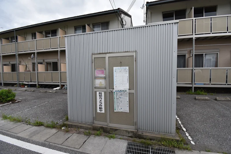 【ゴミ捨て場】敷地内に完備♪滋賀長浜市ウィークリーマンションではゴミ出しも楽々♪長期利用可能なマンスリーマンションプランもあります★