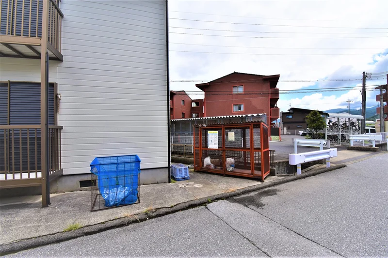 【ゴミ捨て場】敷地内に完備♪滋賀県彦根市ウィークリーマンションではゴミ出しも楽々♪長期利用可能なマンスリーマンションプランもあります★