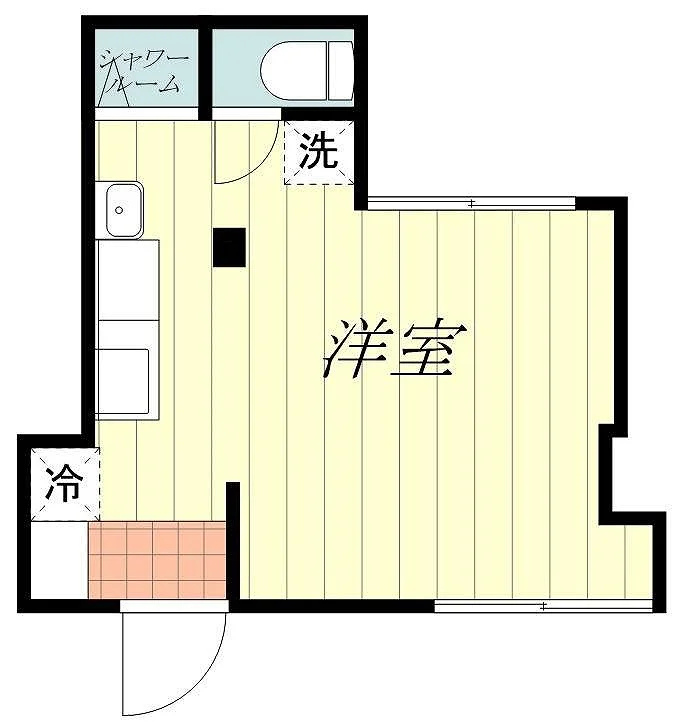 １Rのお部屋です☆☆３階で日当たりも抜群のお部屋ですのでごゆっくりおくつろぎいただけるかと思います☆