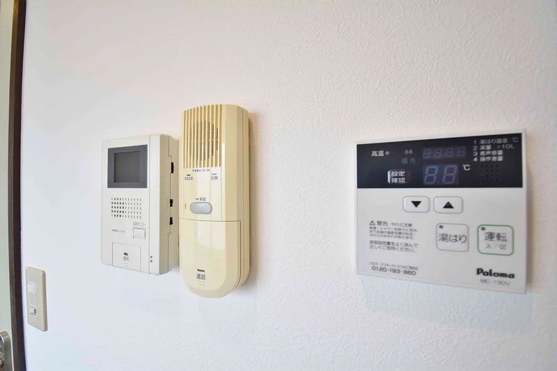 安心のTVモニターフォン付き(^^♪湯沸かし機能もございます！