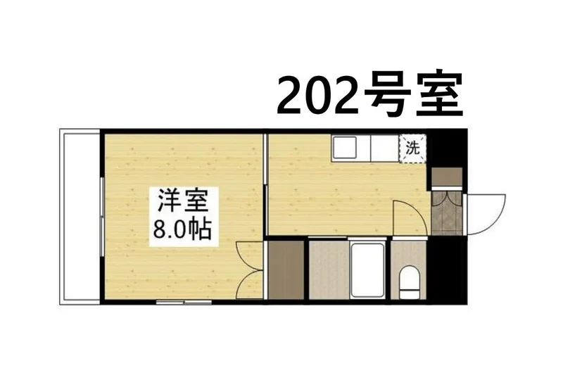 洋室8.0帖の1Kタイプ。人気のオール電化物件です。室内には、DVDプレイヤーもあるので、映画や音楽が楽しめますね。