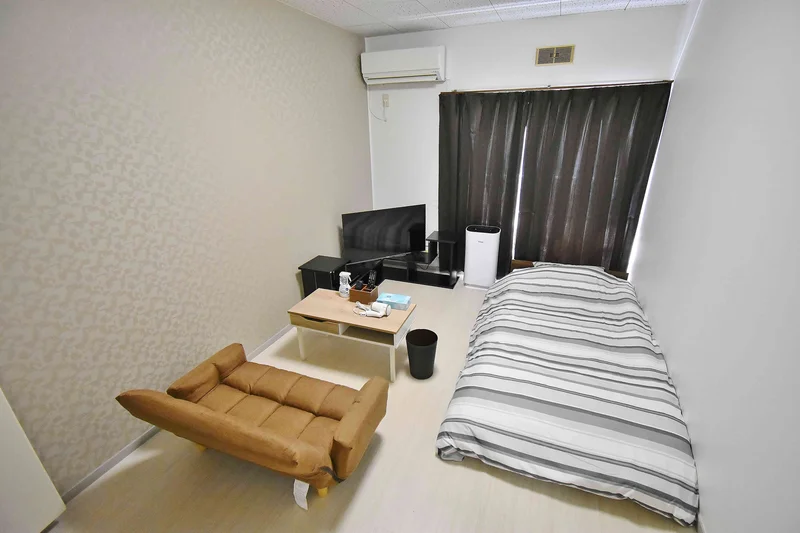 弊社の岐阜県本巣市ウィークリー、岐阜県本巣市マンスリーマンションでは、ご利用当日からご不便なくお過ごしいただけますよう、家具家電の他、多種類の備品を完備★