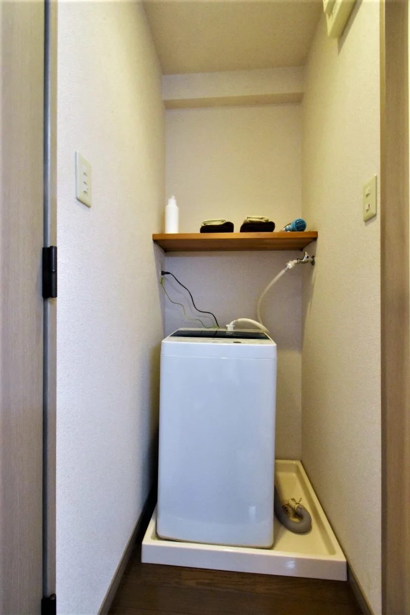 室内洗濯機置き場！