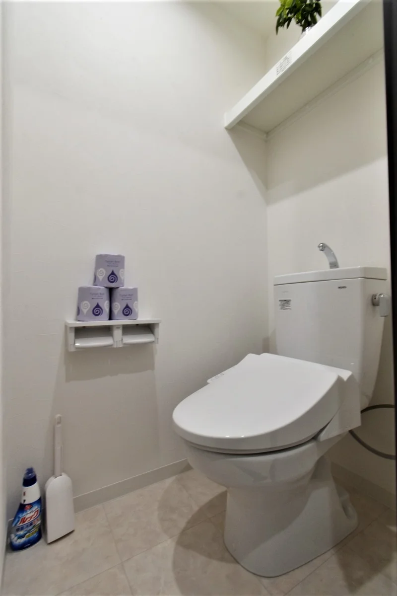 温水暖房便座付き！